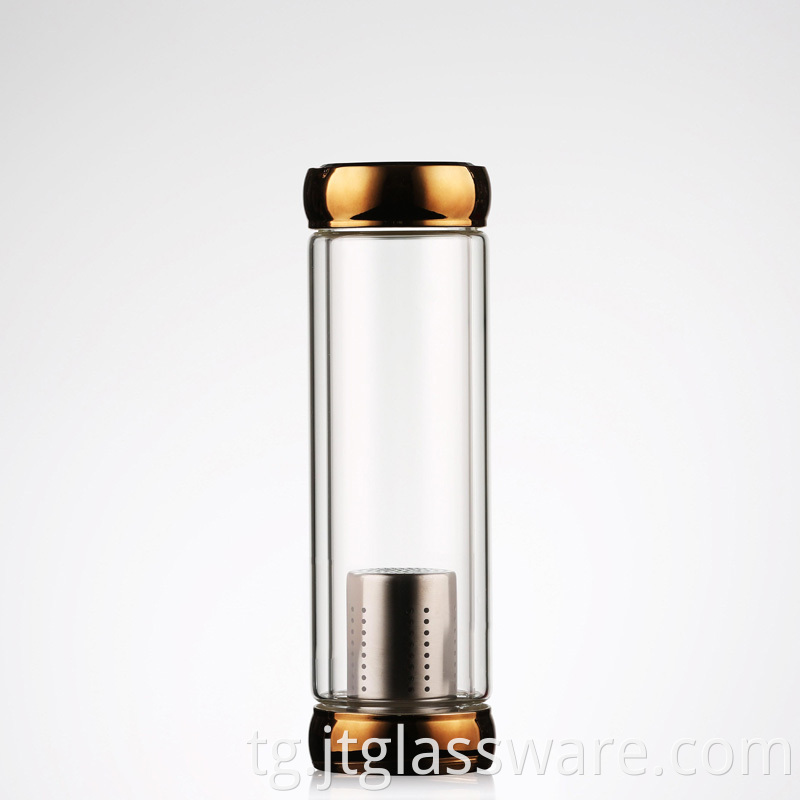 Glass Bottle Tea Tumbler